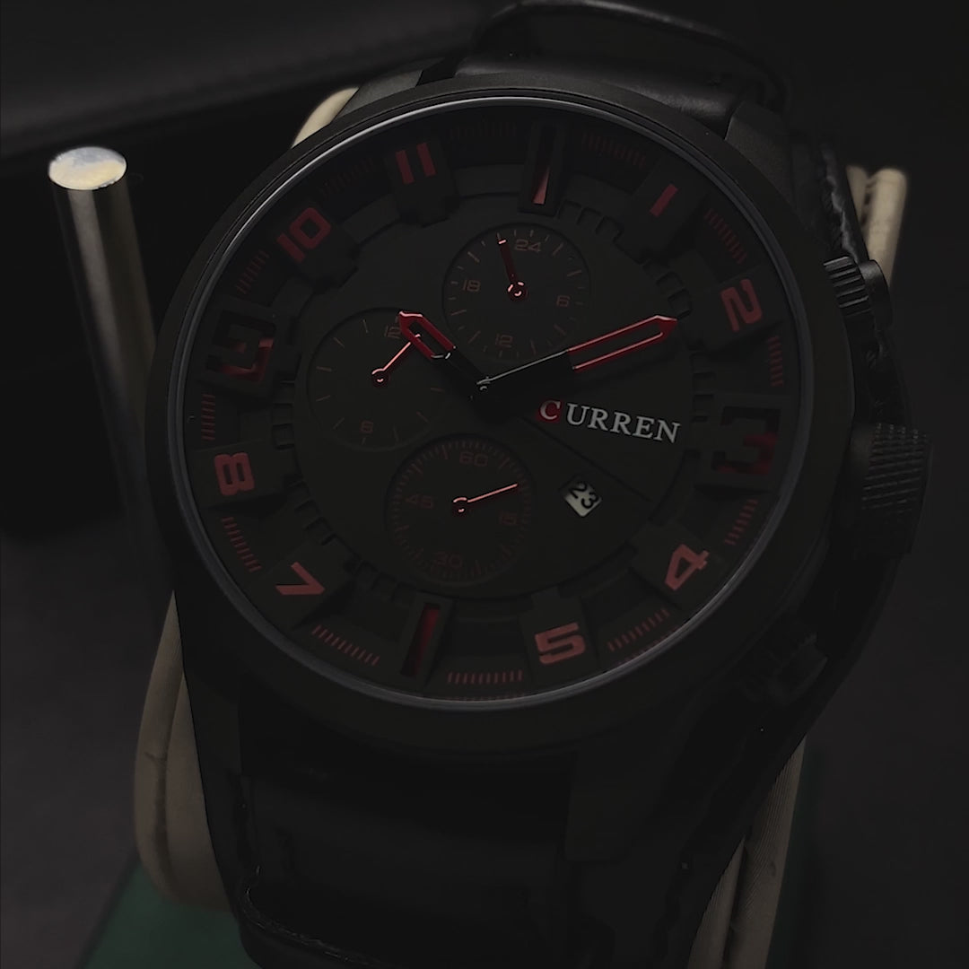 RELOJ CURREN ORIGINAL - CASUAL MARRON - NEGRO 8225 | CUR-13, CUR-14, CUR-15, CUR-16, CUR-17-6