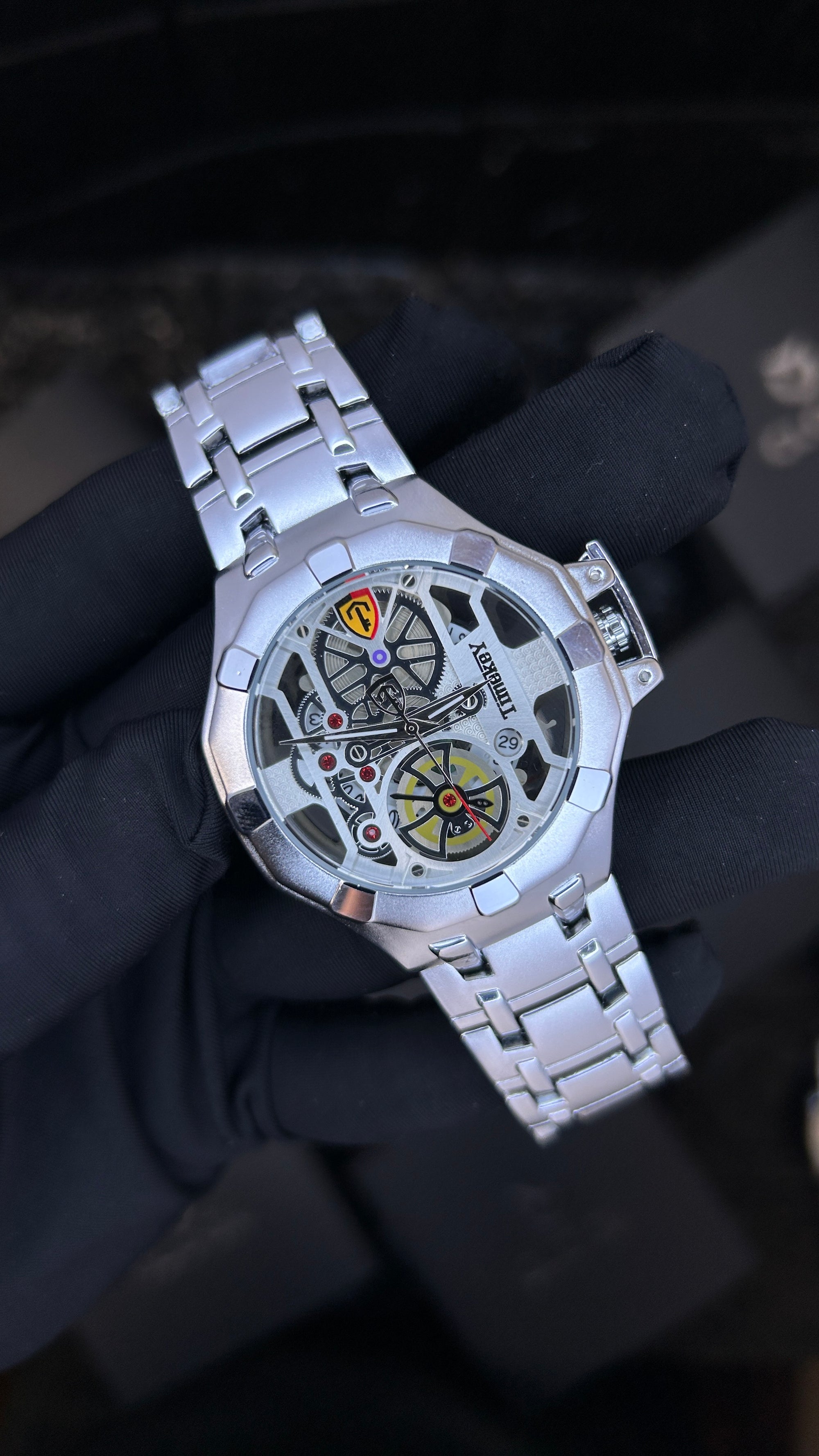 RELOJ TIMEKEY 3068 ORIGINAL DORADO, NEGRO Y PLATEADO | TIM-13, TIM-14, TIM-15