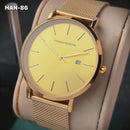 RELOJ ORIGINAL HANNAH MARTIN - ELEGANTE Y CASUAL - NEGRO,  AZUL Y DORADO | HAN-85 | HAN-86 | HAN-87 | HAN-84 PARA HOMBRE