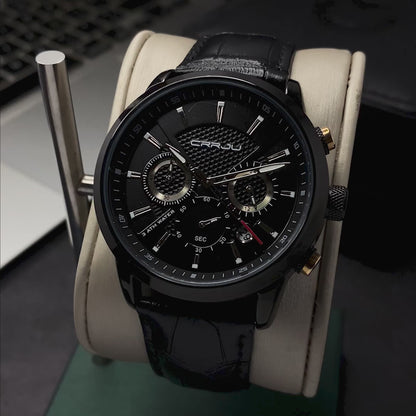 RELOJ CRRJU ORIGINAL CASUAL MARRÓN Y NEGRO PARA HOMBRE | CRR-1 I CRR-2