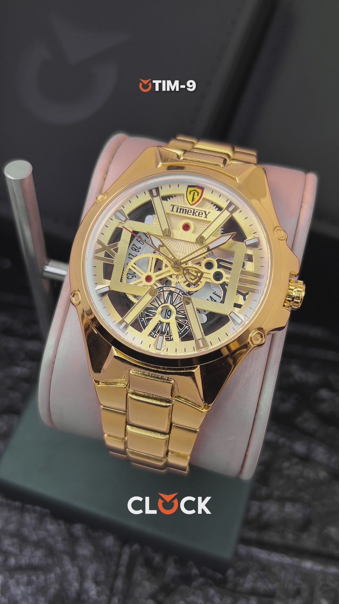 RELOJ TIMEKEY 3062 ORIGINAL ELEGANTE DORADO | SKU: TIM-9