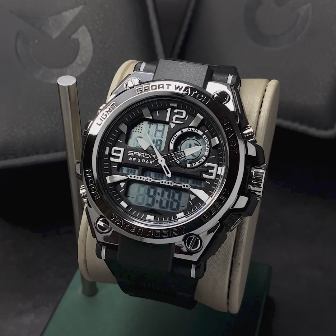 RELOJ SANDA ORIGINAL - NEGRO PARA HOMBRE 6024 | SAN-14 | SAN-15 | SAN-16