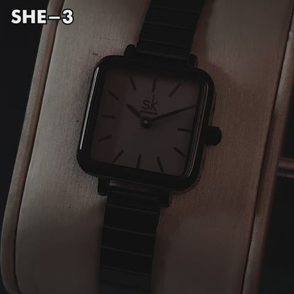 RELOJ SHENGKE ORIGINAL - ELEGATE Y CASUAL - BLACK | SHE-3