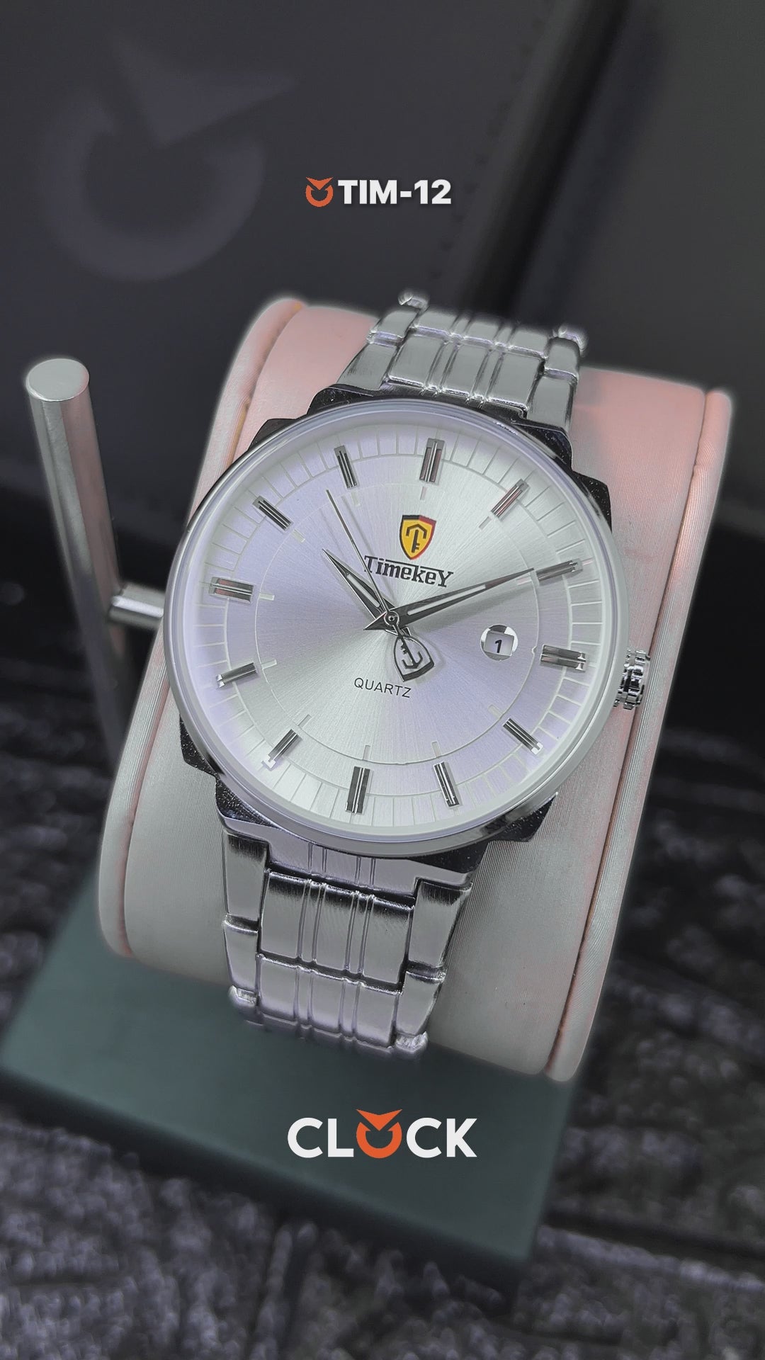 RELOJ TIMEKEY 3064 ORIGINAL ELEGANTE DORADO Y PLATEADO | TIM-11 Y TIM-12
