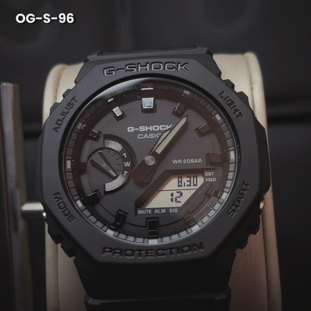 RELOJES G-SHOCK ORIGINALES NEGRO GRIS TRANSPARENTE GA-2100 | OG-S-54 - OG-S-63 - G-S-8 - OG-S-79 - OG-S-96-25
DEPORTIVO CASUAL PARA HOMBRE