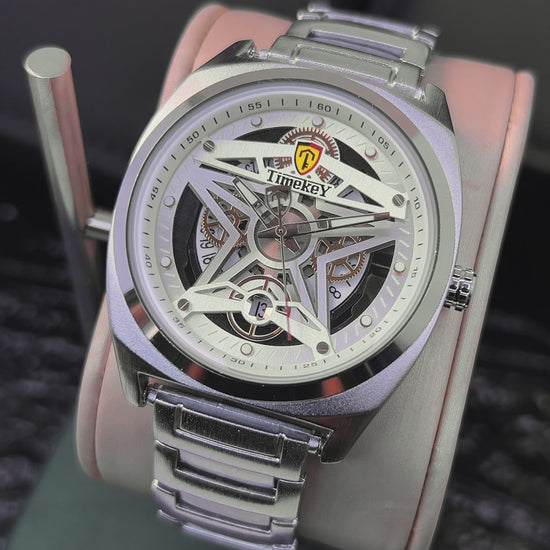 RELOJ TIMEKEY 1115 ORIGINAL - DORADO Y PLATEADO | TIM-1, TIM-2 PARA HOMBRE