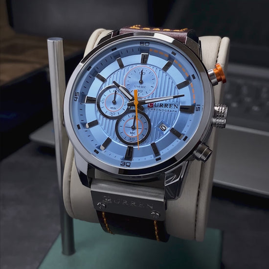 RELOJ CURREN ORIGINAL - CASUAL MARRON 8291 PARA HOMBRE | CUR-38 | CUR-44 | CUR-101