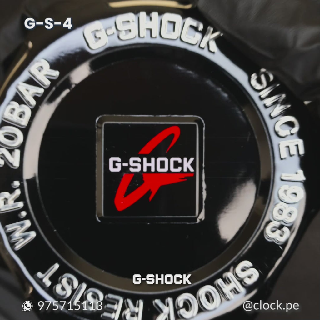 RELOJ G-SHOCK - GA-110 - DEPORTIVO CAUSAL - BLACK ILUMINATY | G-S-4 