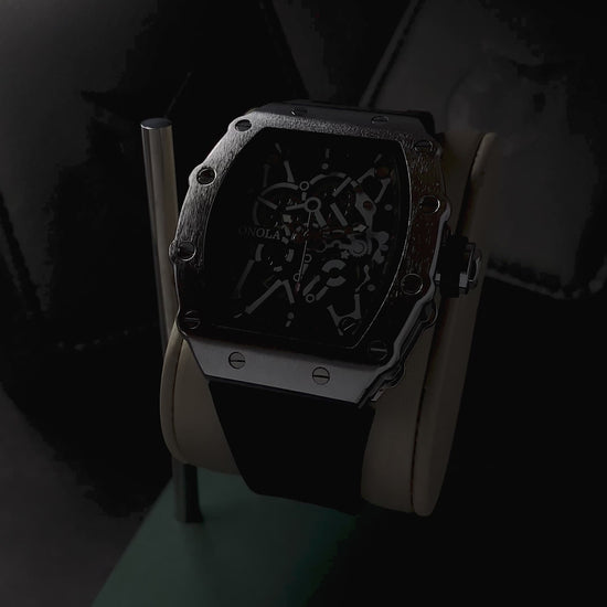 RELOJ ONOLA ORIGINAL CASUAL NEGRO GRIS | ONO-10 | ONO-11 (6)