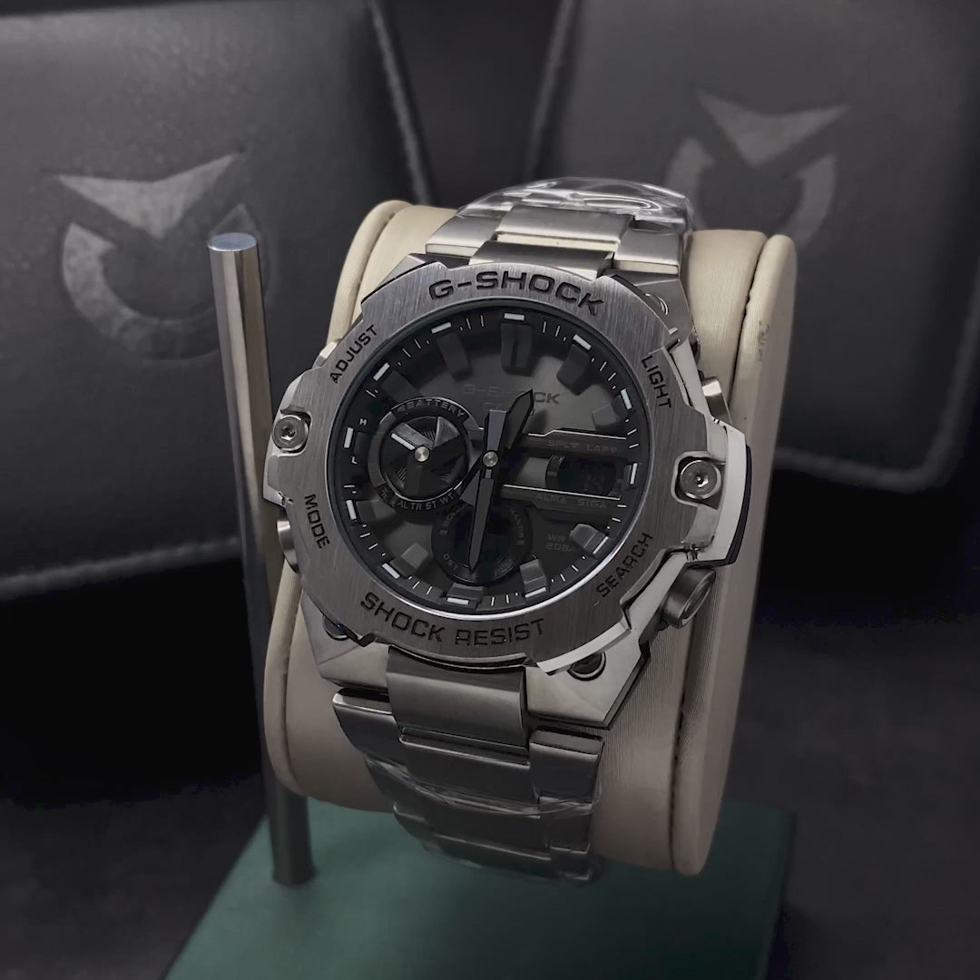 RELOJ G-SHOCK PLATEADO | G-S-233 - G-S-330-5
PARA HOMBRE