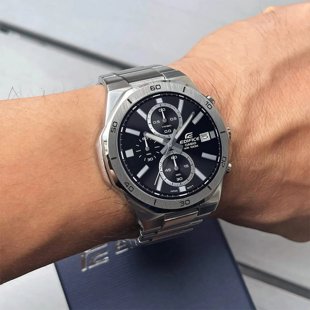 EFV-640D | RELOJ CASIO EDIFICE ORIGINAL ACERO PLATEADO