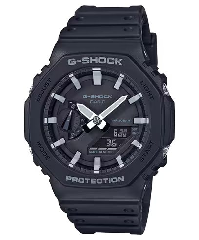 GA-2100 | RELOJ CASIO G-SHOCK ORIGINAL RESINA NEGRO/AZUL | OG-S-59, OG-S-104, OG-S-106