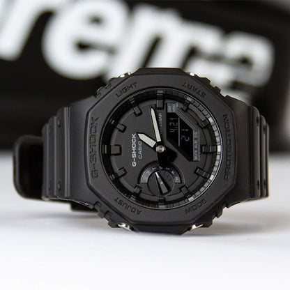 GA-2100 | RELOJ CASIO G-SHOCK ORIGINAL RESINA NEGRO/AZUL | OG-S-59, OG-S-104, OG-S-106