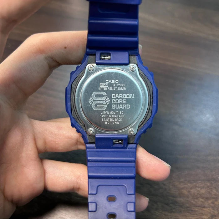 GA-2100 | RELOJ CASIO G-SHOCK ORIGINAL RESINA NEGRO/AZUL | OG-S-59, OG-S-104, OG-S-106