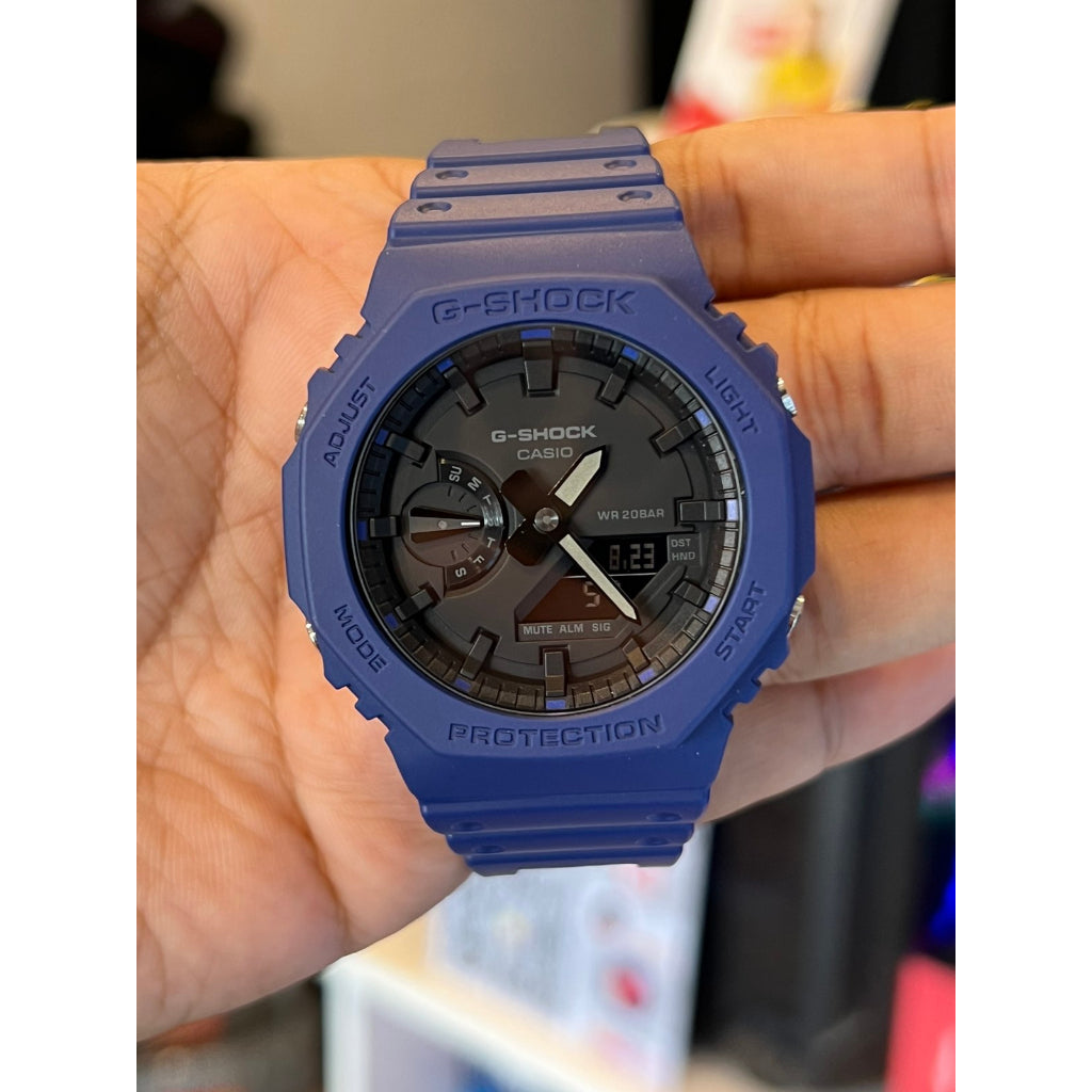 GA-2100 | RELOJ CASIO G-SHOCK ORIGINAL RESINA NEGRO/AZUL | OG-S-59, OG-S-104, OG-S-106