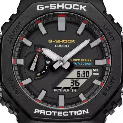 GA-2100 | RELOJ CASIO G-SHOCK ORIGINAL RESINA NEGRO/AZUL | OG-S-59, OG-S-104, OG-S-106
