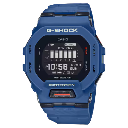 GBD-200 | RELOJ CASIO G-SHOCK ORIGINAL RESINA NEGRO/AZUL/NARANJA/MORADO/VERDE/GRIS