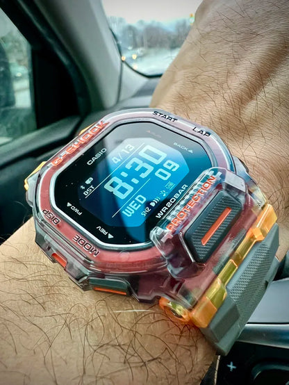 GBD-200 | RELOJ CASIO G-SHOCK ORIGINAL RESINA NEGRO/AZUL/NARANJA/MORADO/VERDE/GRIS