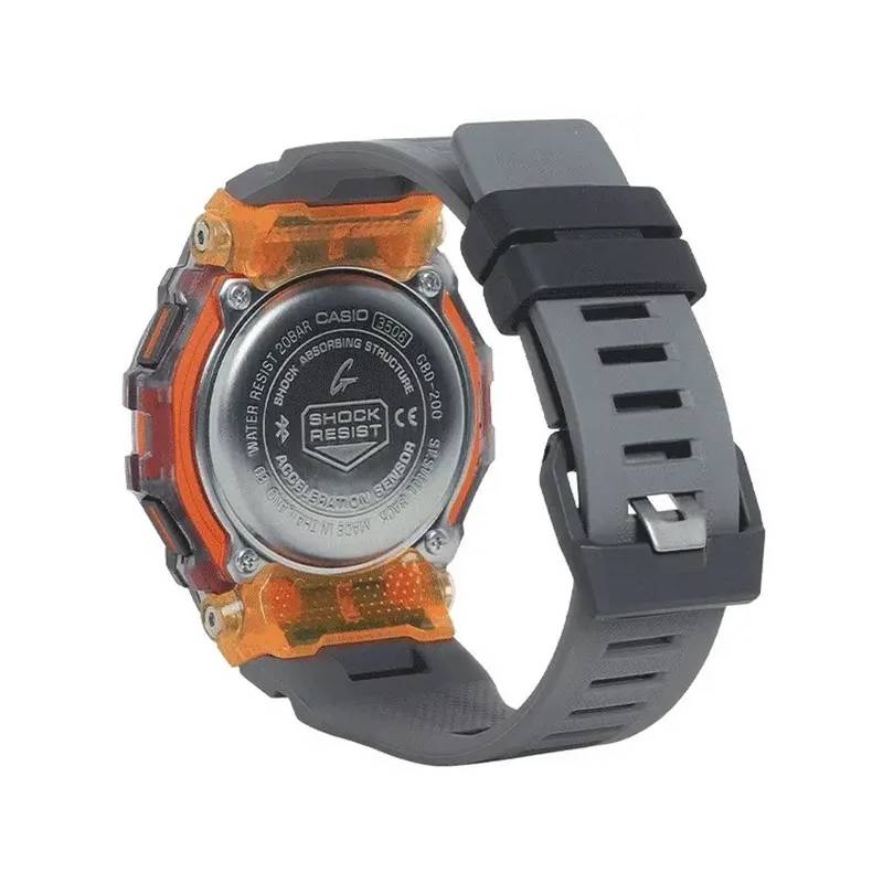 GBD-200 | RELOJ CASIO G-SHOCK ORIGINAL RESINA NEGRO/AZUL/NARANJA/MORADO/VERDE/GRIS