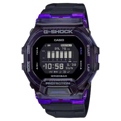 GBD-200 | RELOJ CASIO G-SHOCK ORIGINAL RESINA NEGRO/AZUL/NARANJA/MORADO/VERDE/GRIS