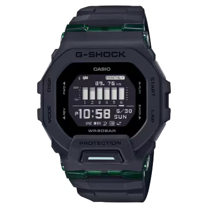 GBD-200 | RELOJ CASIO G-SHOCK ORIGINAL RESINA NEGRO/AZUL/NARANJA/MORADO/VERDE/GRIS