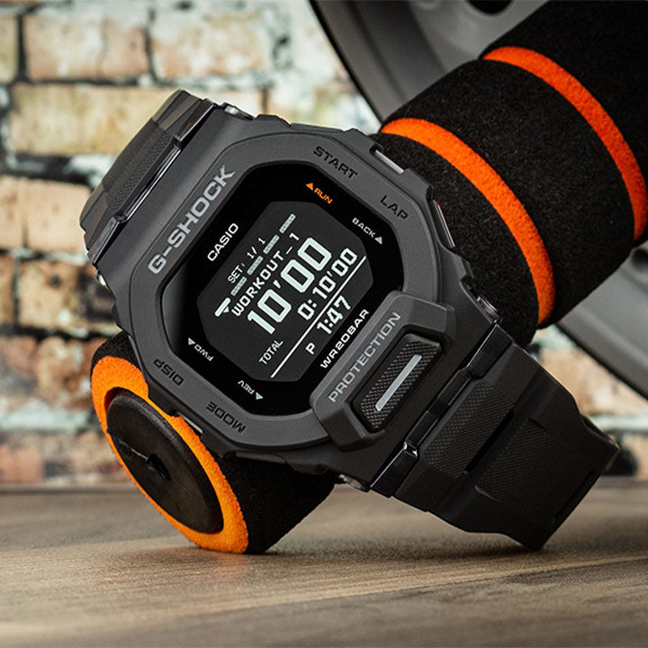 GBD-200 | RELOJ CASIO G-SHOCK ORIGINAL RESINA NEGRO/AZUL/NARANJA/MORADO/VERDE/GRIS