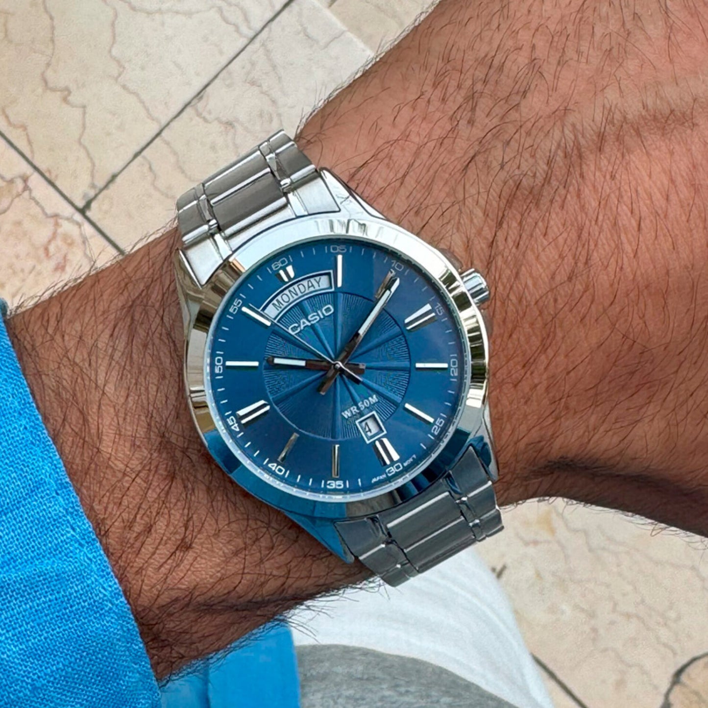 RELOJES CASIO ORIGINAL MTP-1381D-2AVDF | CAS-72