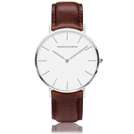 RELOJ ORGINAL HANNAH MARTIN HM-CH02- ELEGANTE Y CASUAL MARRON | HAN-146