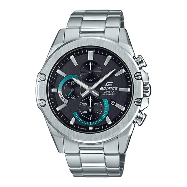 EFR-S567 | RELOJ CASIO EDIFICE ORIGINAL ACERO PLATEADO AZUL NEGRO | EDI-OG-50, EDI-OG-51, EDI-OG-52