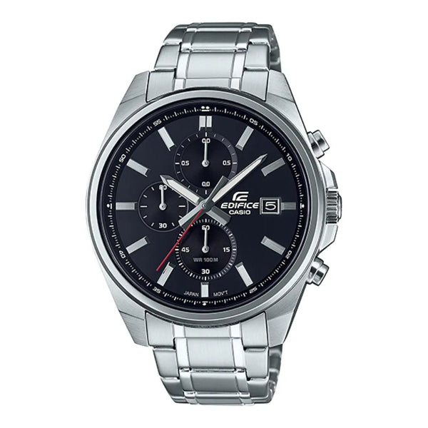 EFV-610 | RELOJ CASIO EDIFICE ORIGINAL ACERO NEGRO AZUL | EDI-OG-65, EDI-OG-66