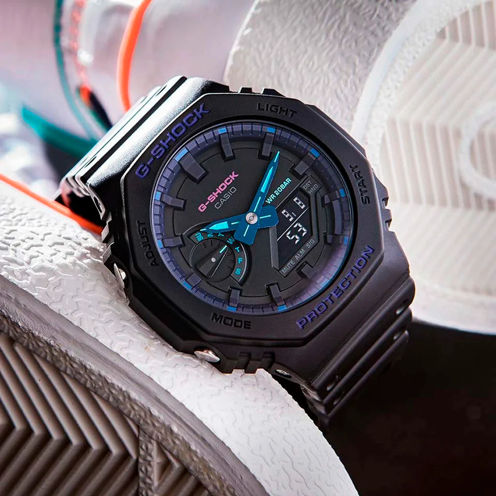 GA-2100 | RELOJ CASIO G-SHOCK ORIGINAL RESINA NEGRO