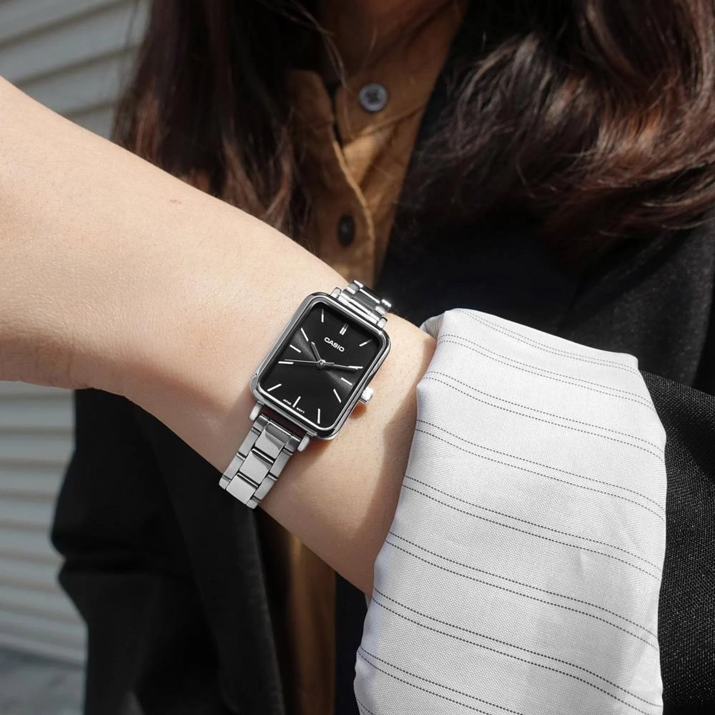 RELOJES CASIO ORIGINAL LTP-V009D-1EUDF PLATEADO | CAS-168