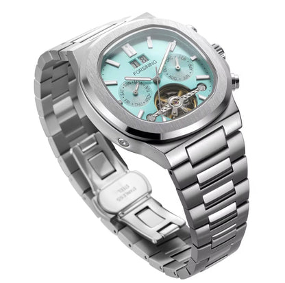 TM481 | RELOJ SKELETON FORSINING ORIGINAL PLATEADO | FOR-33, FOR-34, FOR-35