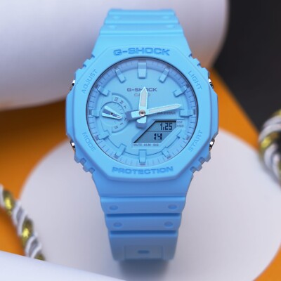 GA-2100 | RELOJ CASIO G-SHOCK ORIGINAL RESINA NEGRO/AZUL | OG-S-59, OG-S-104, OG-S-106