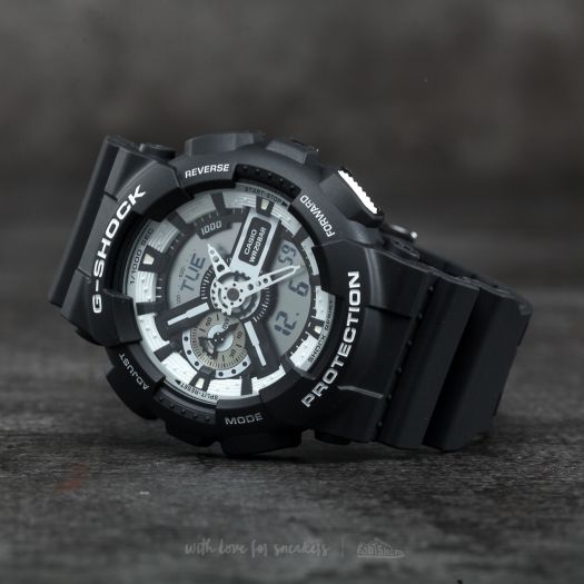 RELOJ G-SHOCK - NEGRO MATE BLANCO | SKU: G-S-60