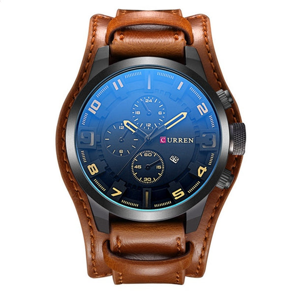 RELOJ CURREN - QUARTZ MARRÌÒN CLARO | SKU: CUR-17 - CLOCK-PERU