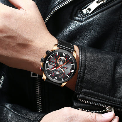 RELOJ CURREN - MODA CĹSICA NEGRO | SKU: CUR-45 - CLOCK-PERU
