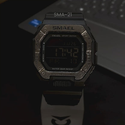 RELOJ SMAEL ORIGINAL CASUAL NEGRO DIGITAL | SMA-21 (4)