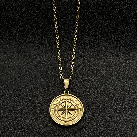 DIJE MAPS DORADO | SKU: DIJ-14 + ¡𝐆𝐑𝐀𝐓𝐈𝐒!  COLLAR MINIMAL