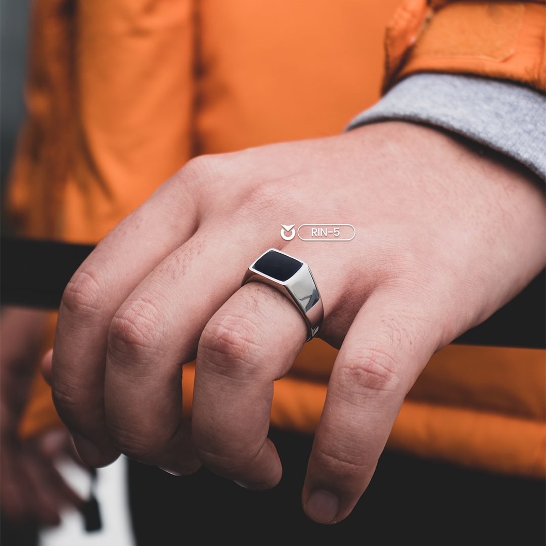 ANILLO RECT NEGRO | RIN-05 (3)