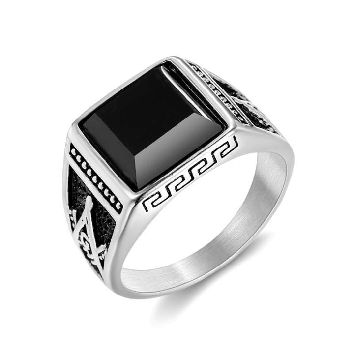 ANILLO RELÁMPAGO PLATEADO | RIN-01 PARA HOMBRE