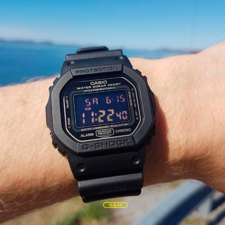 RELOJ G-SHOCK - VAPORWAVE NEGRO | SKU: G-S-74