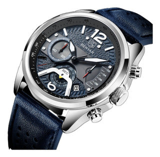 RELOJ BENYAR - AZUL CUERO NEGOCIADOR | BEN-12