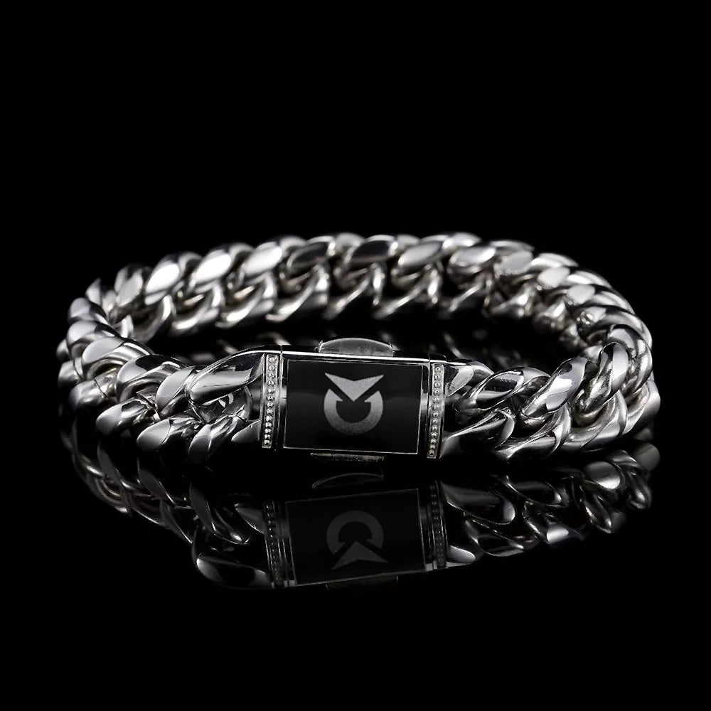 PACK COLLAR + BRAZALETE:  SILVER TENNIS