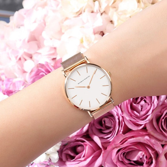 RELOJ HANNAH MARTIN - BRONCE CASUAL | SKU: HAN-1