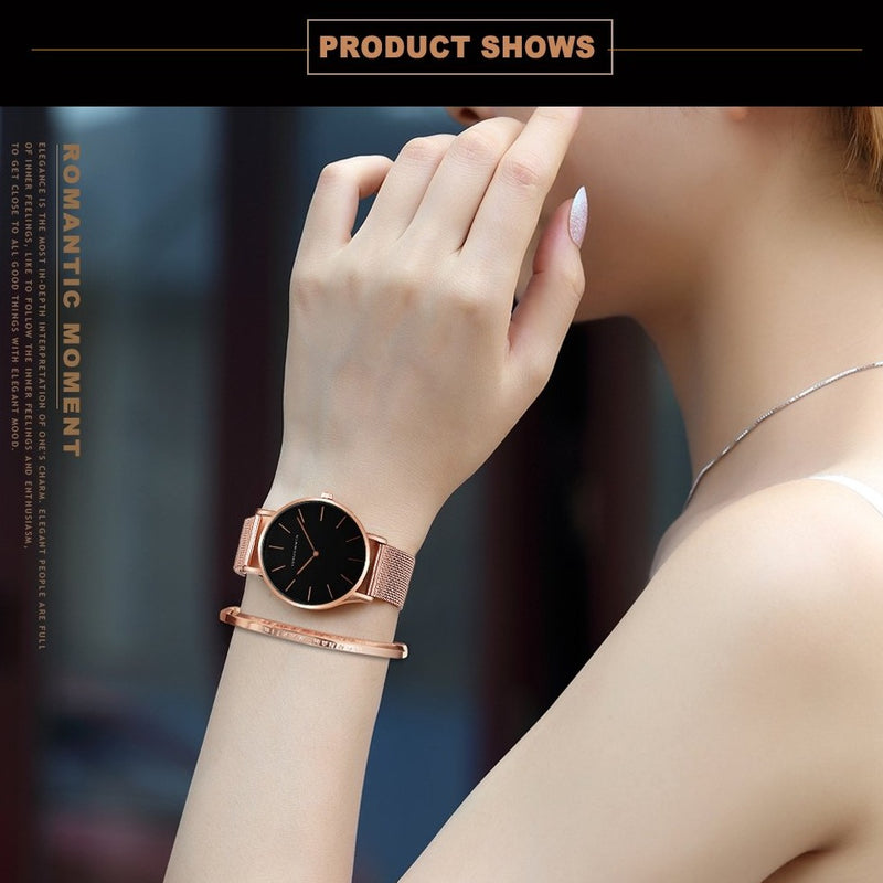 RELOJ HANNAH MARTIN - ORO CASUAL | SKU: HAN-2