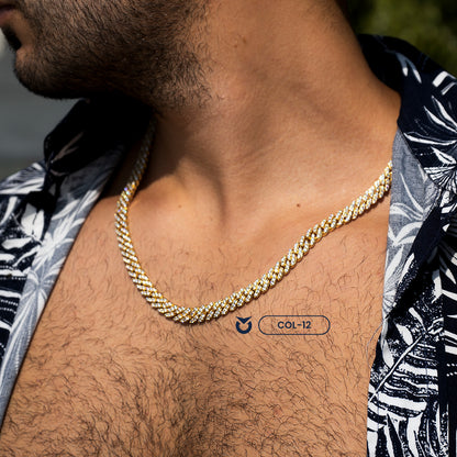 PACK COLLAR + BRAZALETE: CUBIC LION ORO