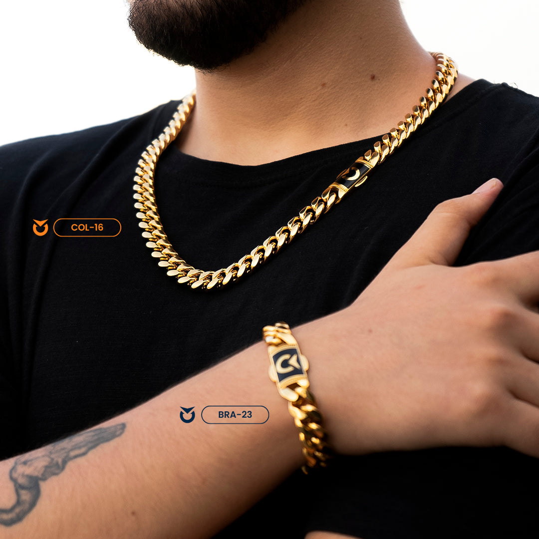 PACK COLLAR + BRAZALETE: CUBIC LINK 2.0