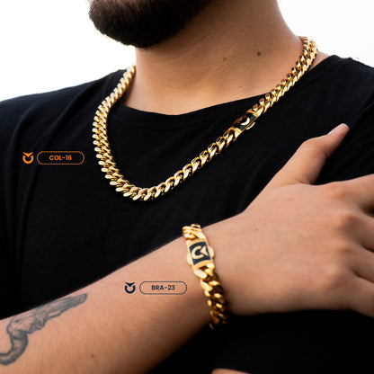 PACK COLLAR + BRAZALETE: CUBIC LINK 2.0