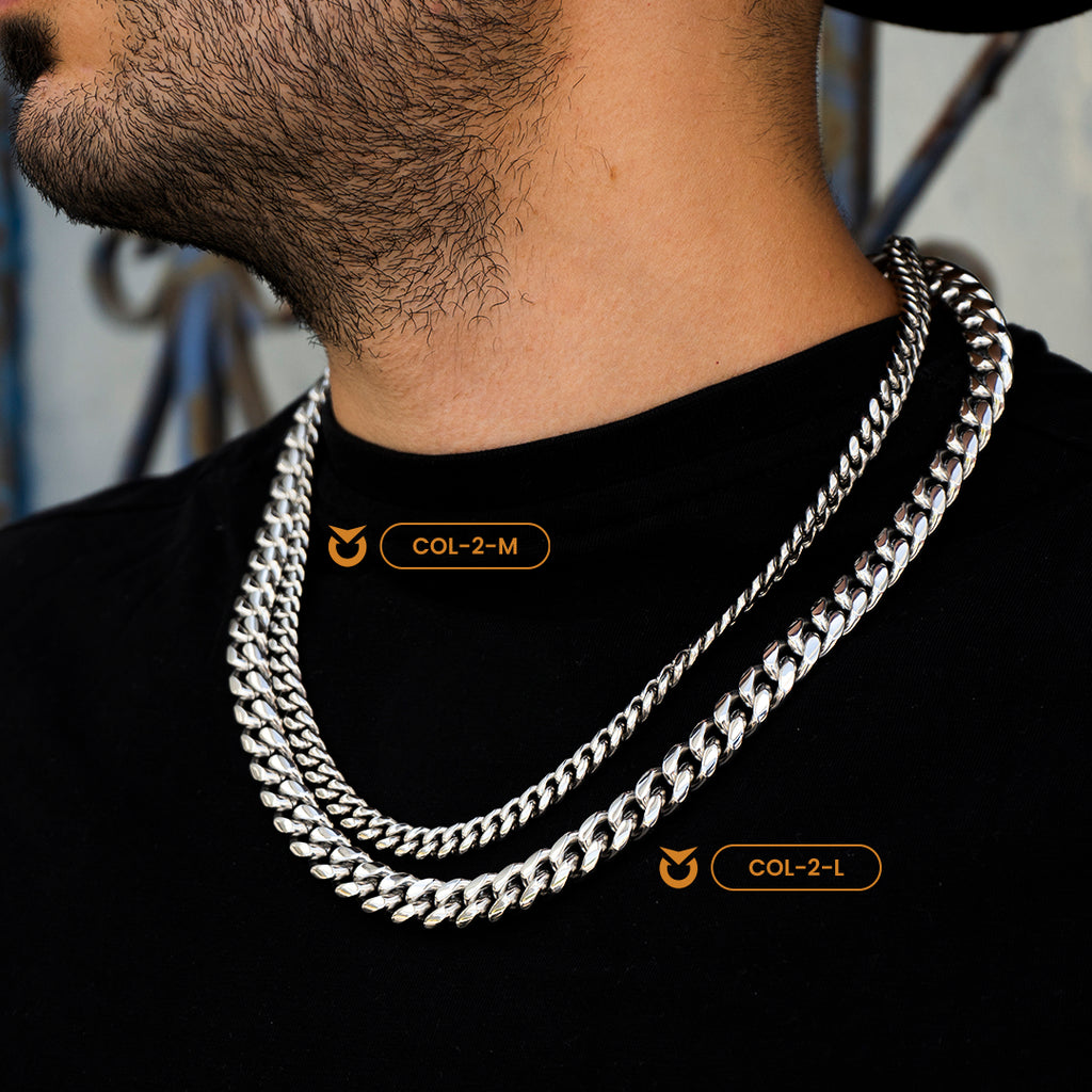 PACK COLLAR + BRAZALETE:  TOTAL SILVER